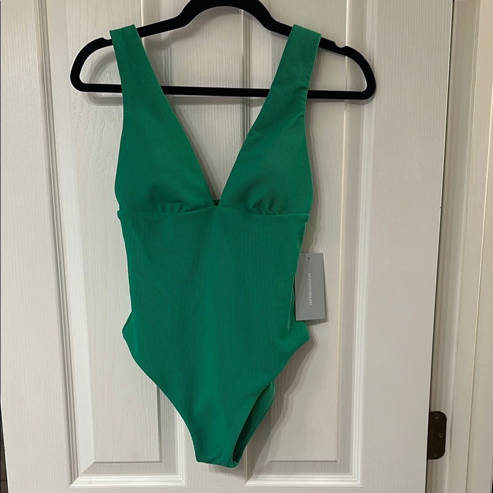 Green Kids One Piece Swimsuit